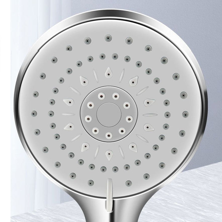 Lisslune | Modern Adjustable Handheld Showerhead Chrome Round Handheld Showerhead