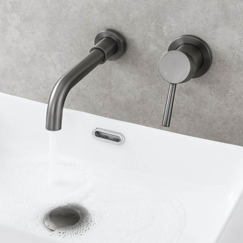 Lisslune | Single Hole Wall Mounted Bathroom Faucet Swivel Spout Sink Faucet