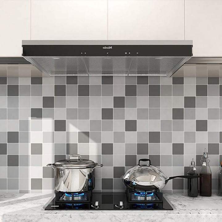 Lisslune | Modern Peel and Stick Wallpaper Smooth Removable and Adhesive Background Tiles for the Kitchen