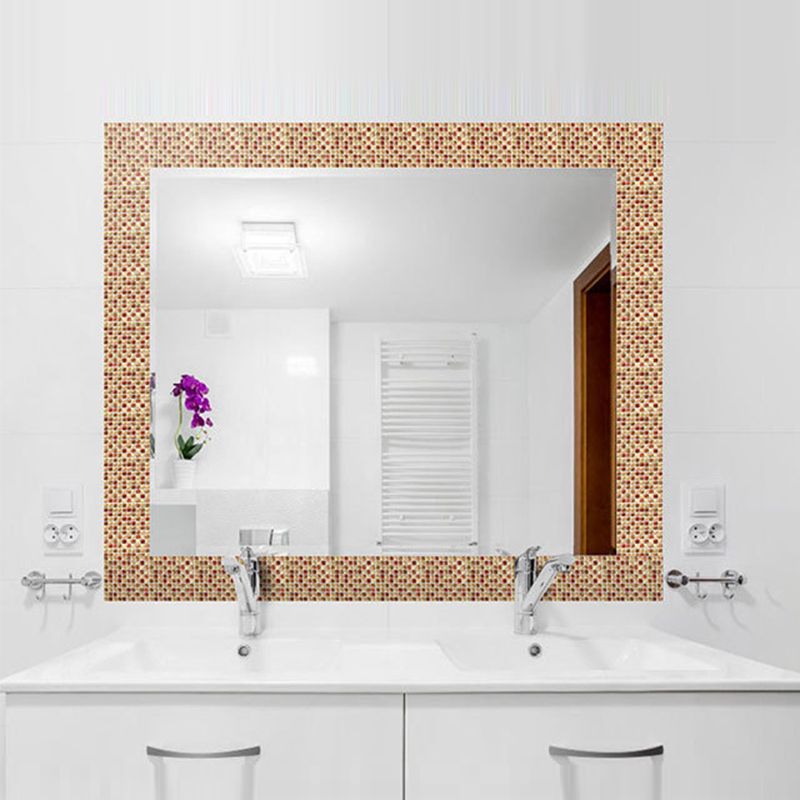 Lisslune | Peel and Stick Mosaic Tile Waterproof Square Peel and Stick Tile for the Kitchen 20-Pack