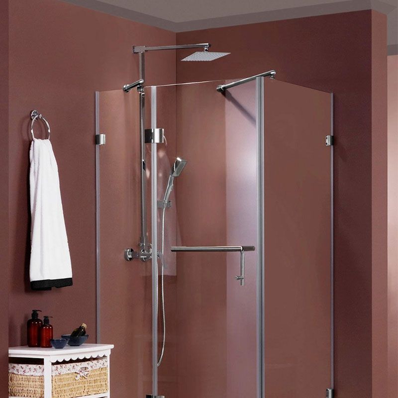 Lisslune | Showerhead Square Wall Mounted Rain Spray Stainless Steel Showerhead