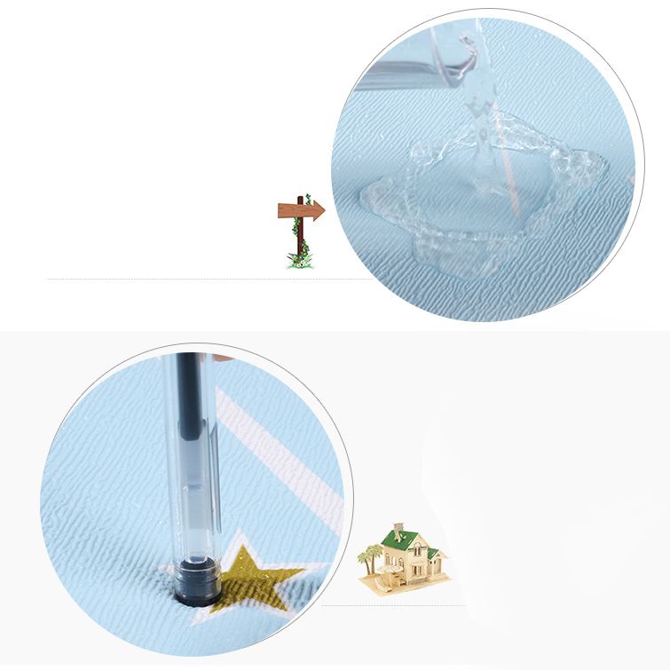 Lisslune | Contemporary Wall Ceiling Cartoon Print Peel and Stick Waterproof Wall Panel