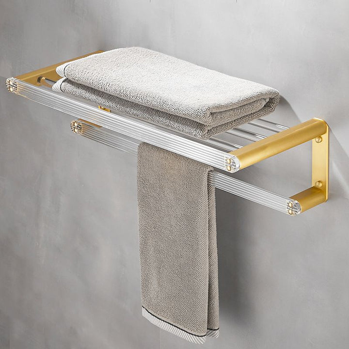 Lisslune | Modern Bathroom Hardware Towel Bar Bath Shelf Bathroom Accessories Set
