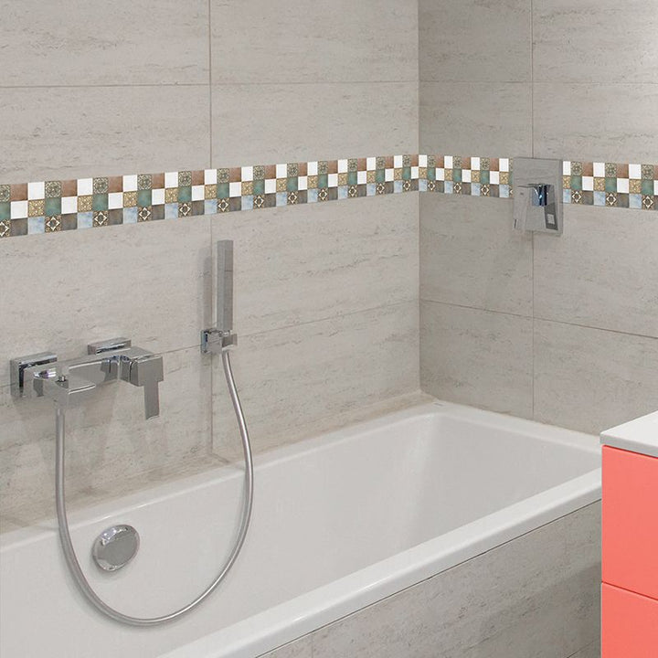 Lisslune | Modern backsplash tile Smooth Self-adhesive wall tile for the bathroom