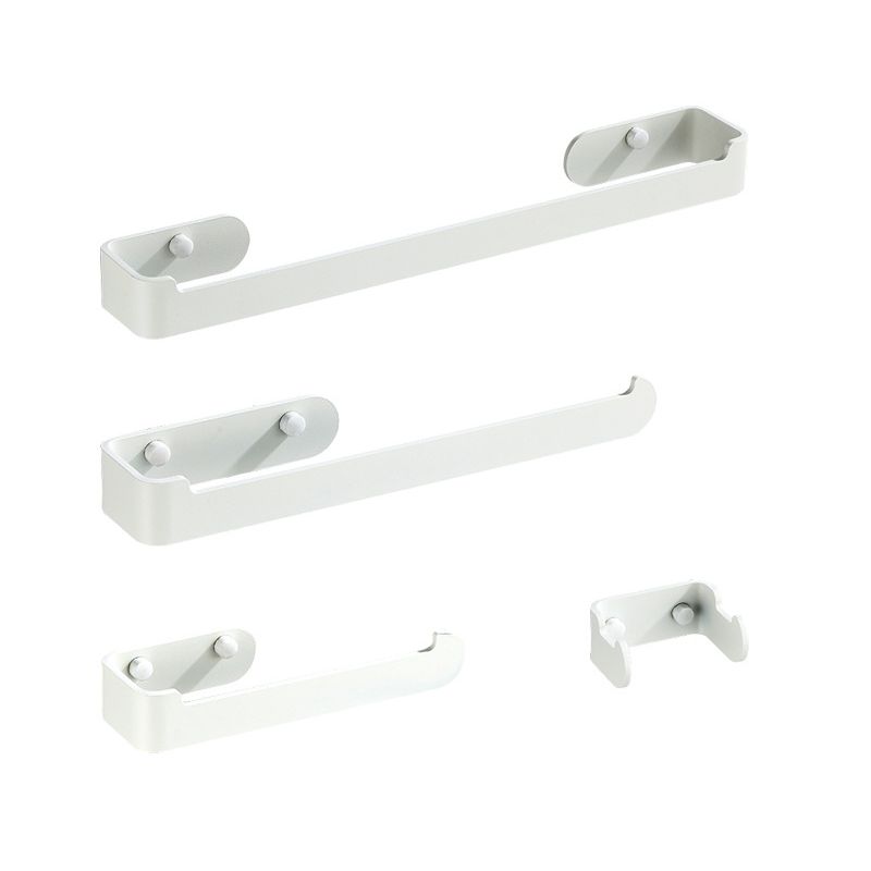 Lisslune | Aluminum Alloy Bathroom Set 4-piece Modern Style Bathroom Hardware Set