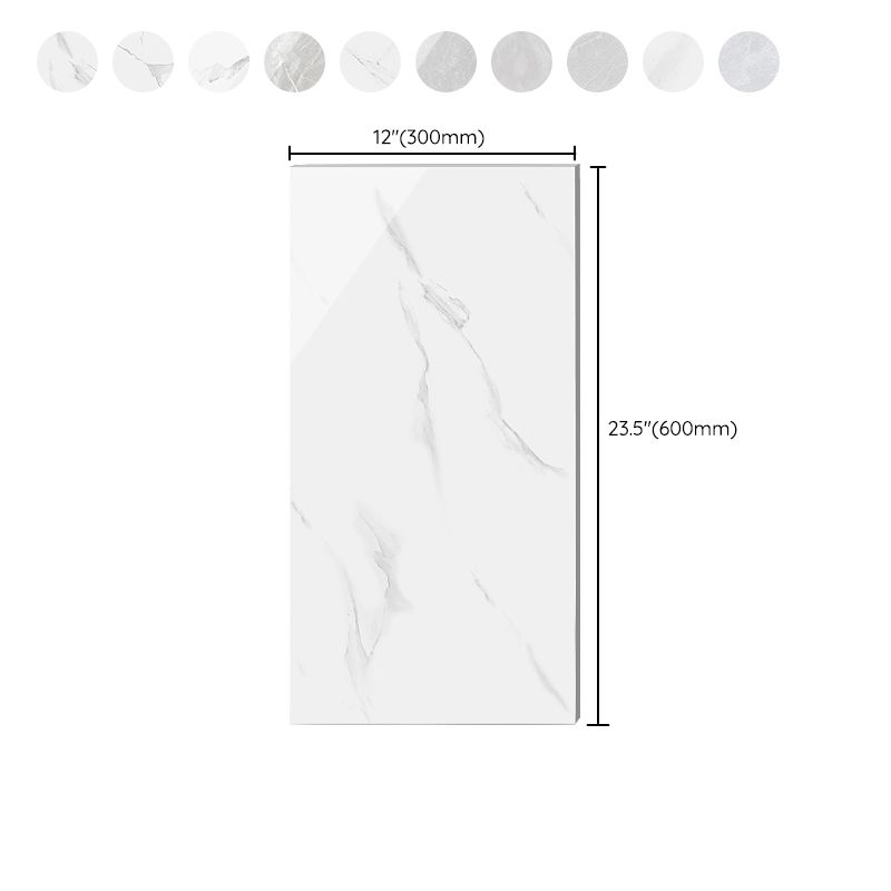 Lisslune | Modern Peel and Stick Tile Ceramic Single Plate Rectangular Peel & Stick Mosaic Tile