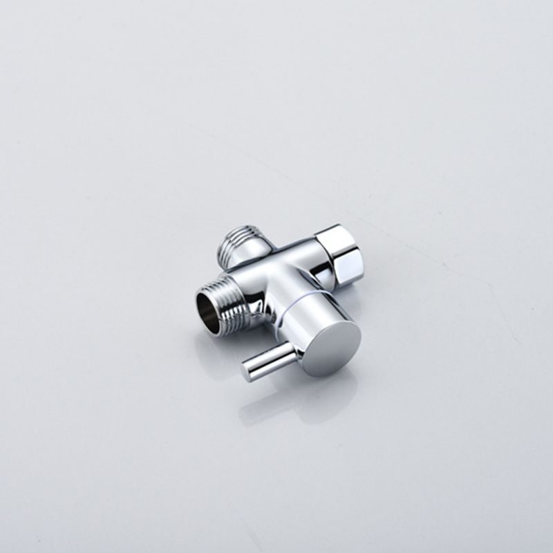 Lisslune | Home Round Dual Shower Heads Modern Style Wall Mounted Metal Dual Shower