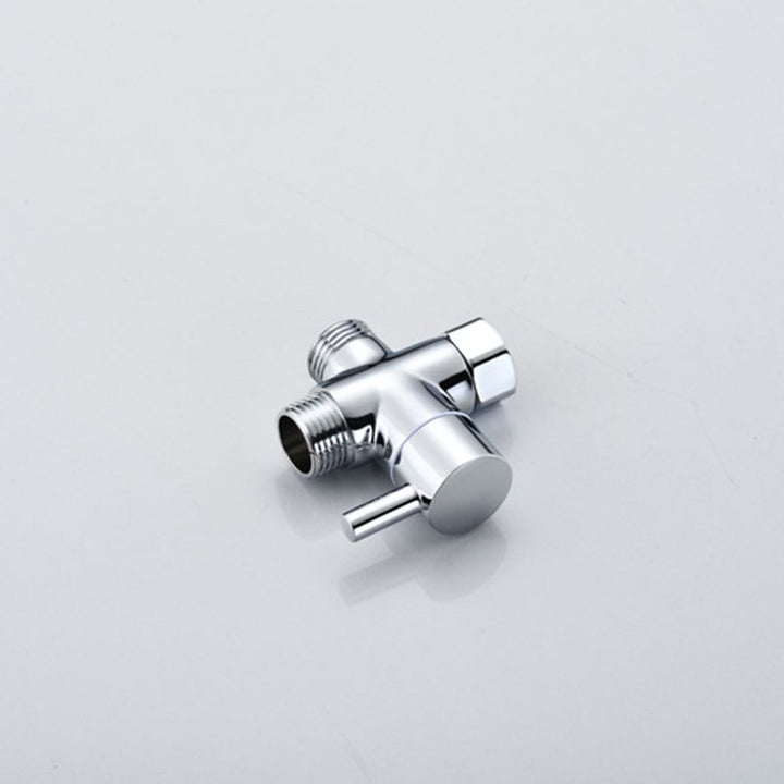 Lisslune | Home Round Dual Shower Heads Modern Style Wall Mounted Metal Dual Shower