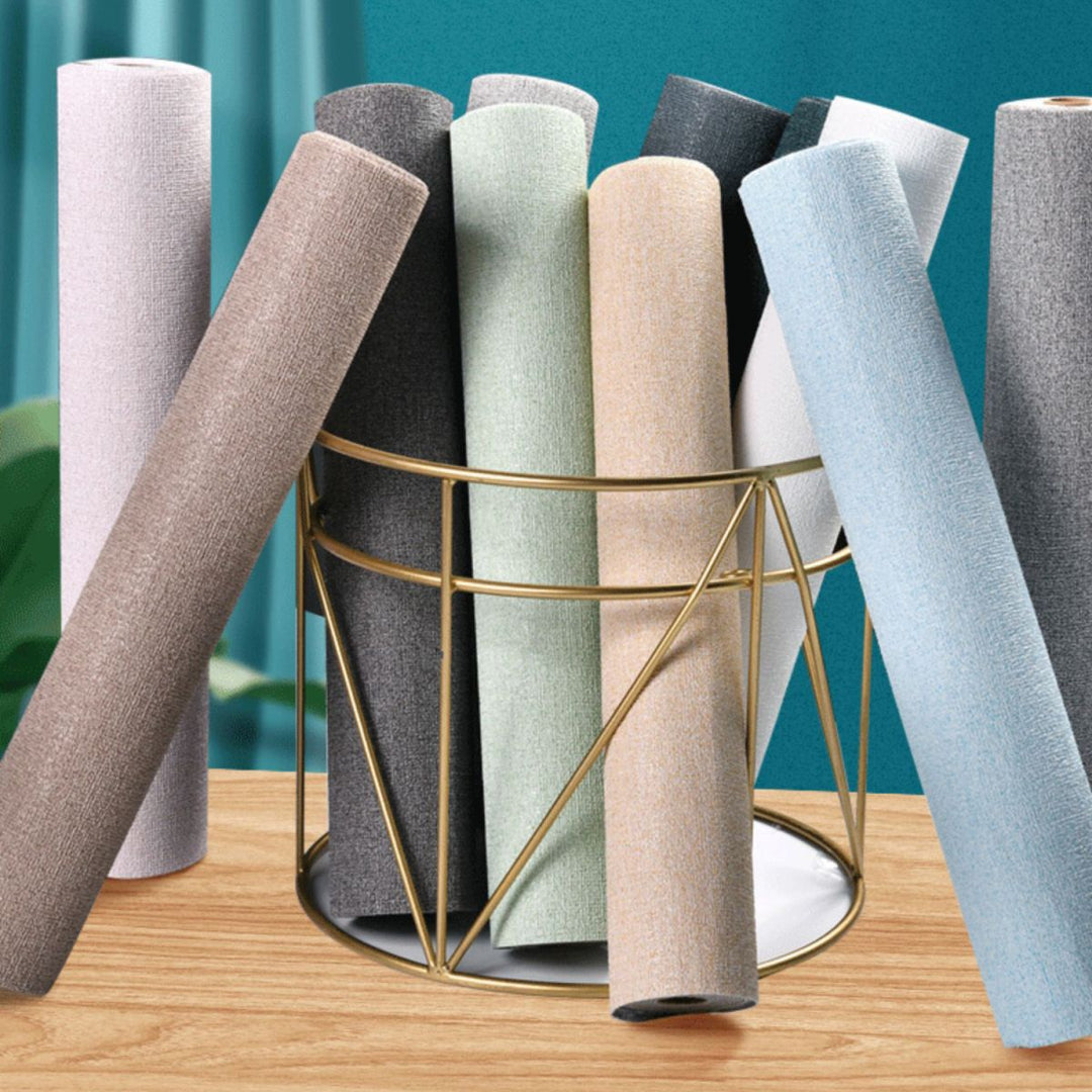 Lisslune | Modern Pearl Wainscoting Flax Wall Access Panel Self-Adhesive Wall Panels