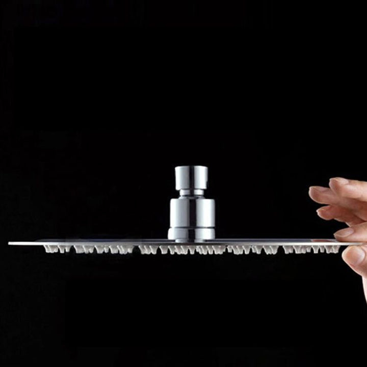 Lisslune | Large Shower Head 304 Stainless Steel Standard Spray Pattern Fixed Shower Head