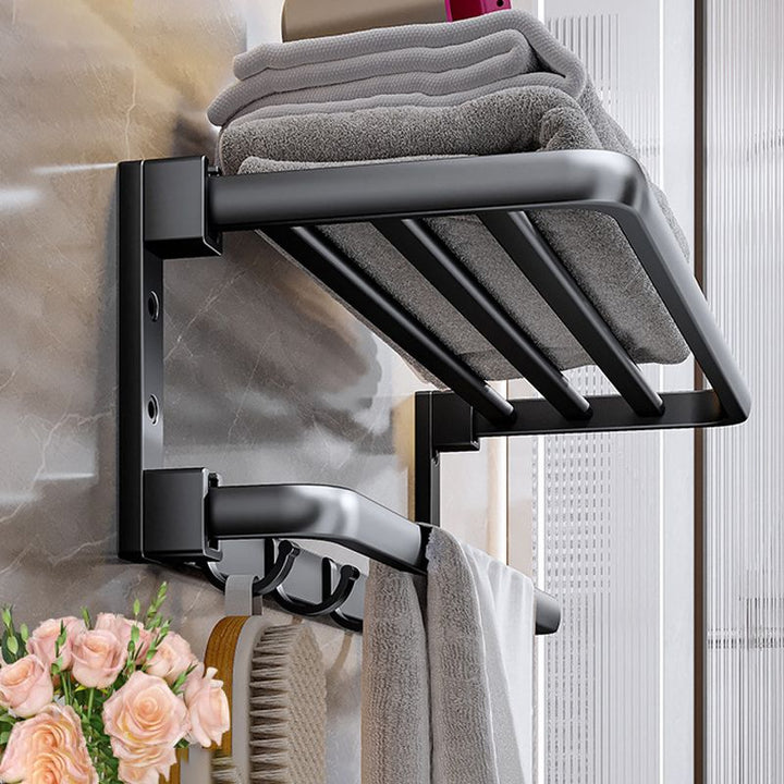 Lisslune | Modern black bathroom accessory set towel holder bathroom fittings
