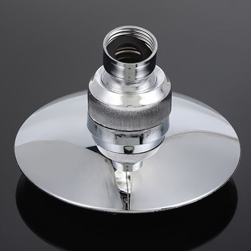 Lisslune | Round Shape Shower Head Modern Swivel Wall Mounted Fixed Shower Head