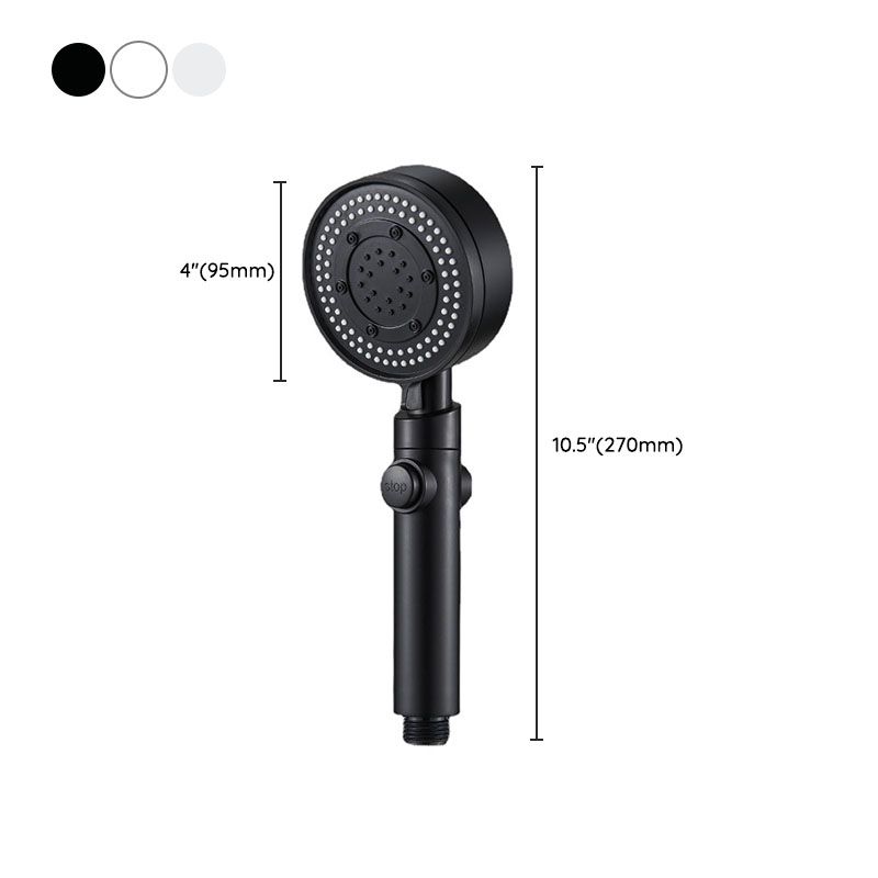 Lisslune | Contemporary Hand Shower Plastic Round Hand Shower with Self-Cleaning
