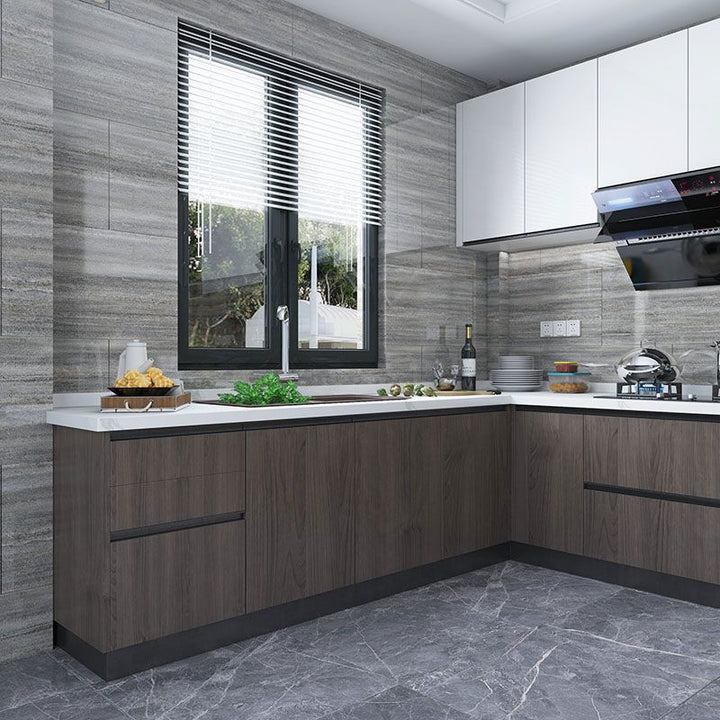 Lisslune | Modern PVC Peel and Stick Wall Tile Single Plate Wallpaper with Rectangular Shape