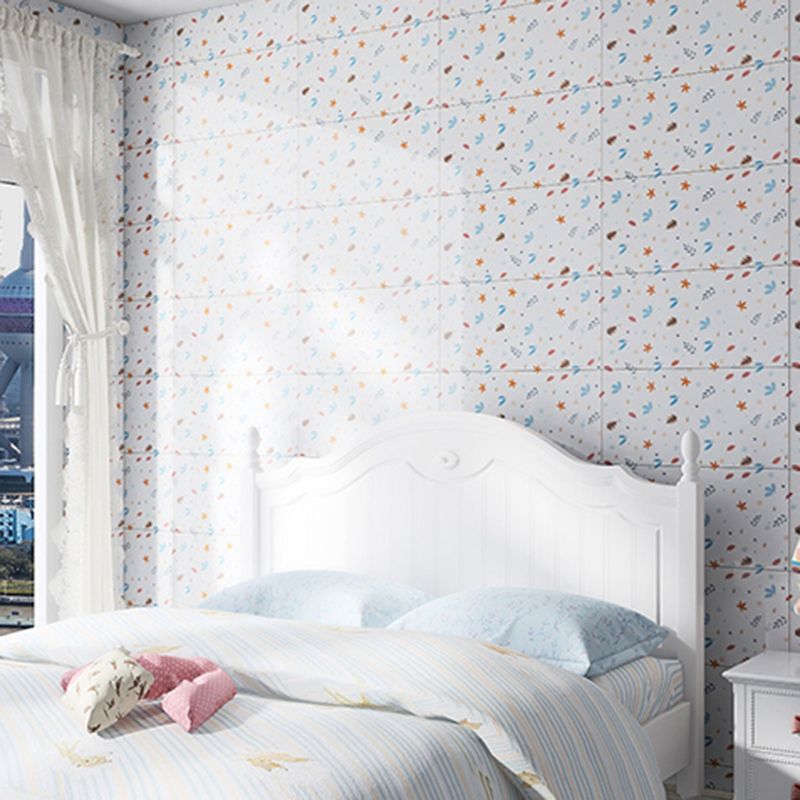 Lisslune | Modern rectangular Peel and Stick back wall tile PVC wallpaper