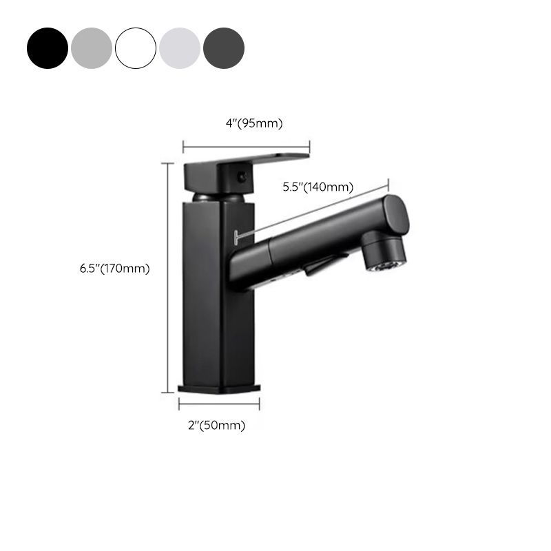 Lisslune | Bathroom Vessel Water Faucet Lever Handle 1 Hole Vessel Sink Faucet