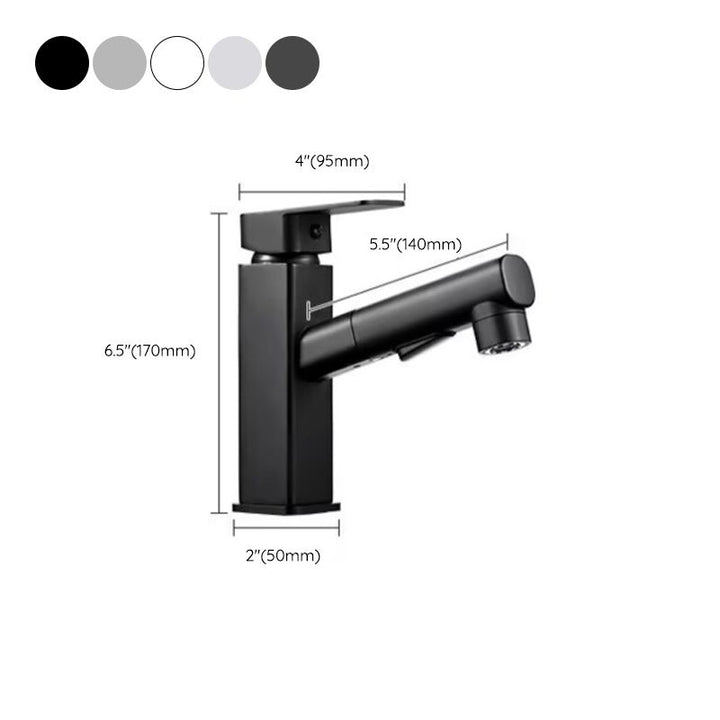 Lisslune | Bathroom Vessel Water Faucet Lever Handle 1 Hole Vessel Sink Faucet
