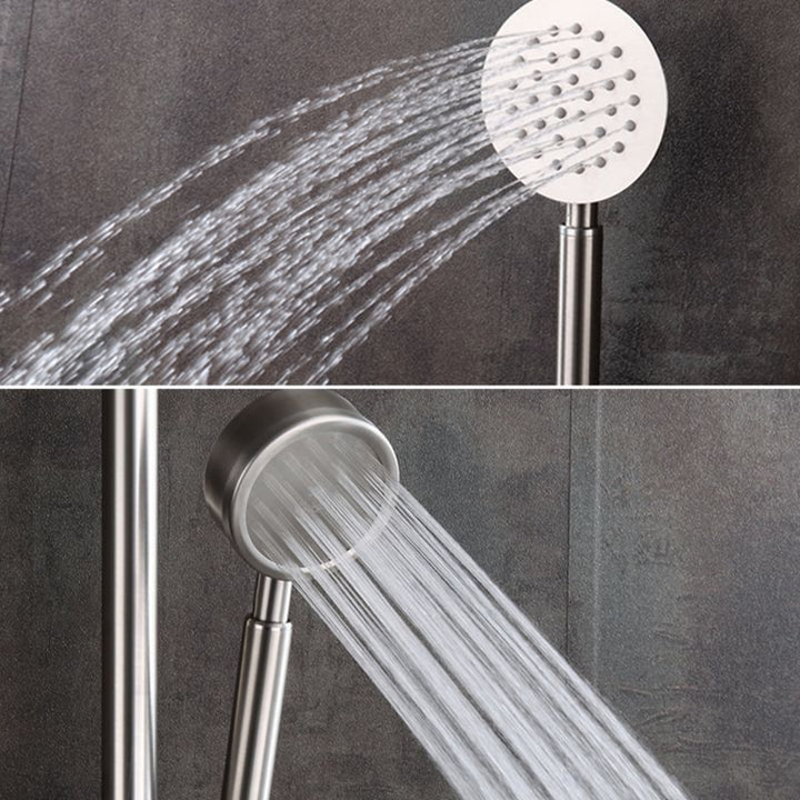 Lisslune | Wall-mounted metal bathtub filling low arch swivel bathtub mixer
