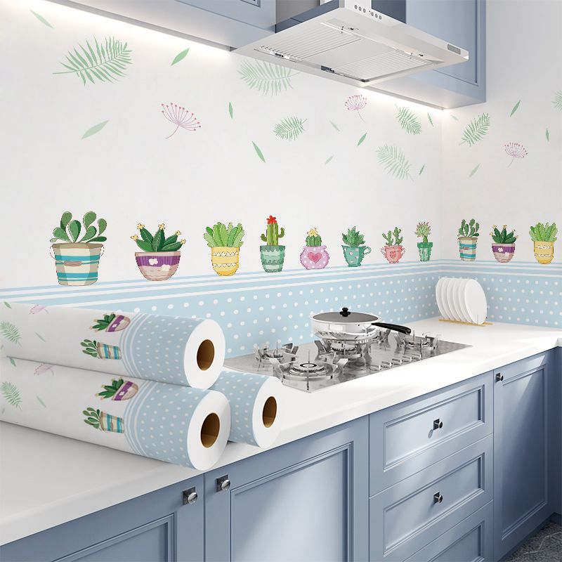 Lisslune | Modern Peel & Stick Field Tile Plastic Wallpaper for Backsplash Wall
