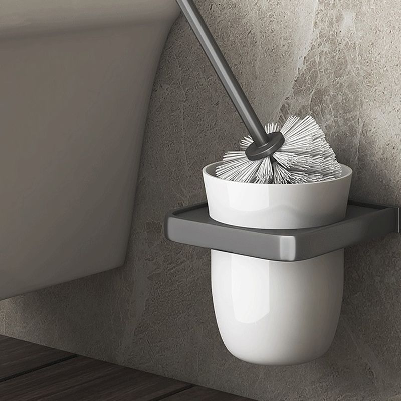 Lisslune | Modern gray aluminum bathroom accessories set