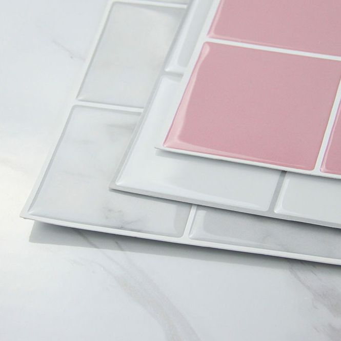 Lisslune | Modern Wallpaper Peel and Stick Backsplash Tile PVC Peel and Stick Tile for the Bathroom