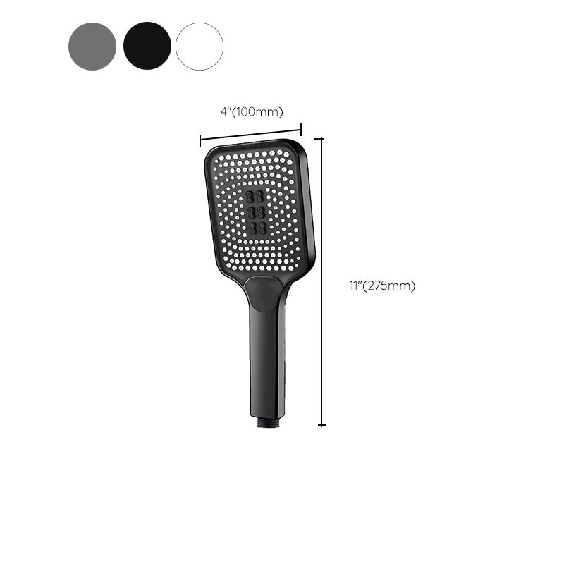 Lisslune | Rectangular Water Filtration Hand Shower 3 Jets Wall Mounted Hand Shower
