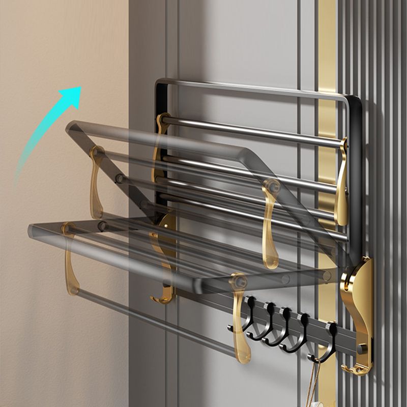 Lisslune | Contemporary stainless steel bathroom accessories as a single piece or in a set in black and gold