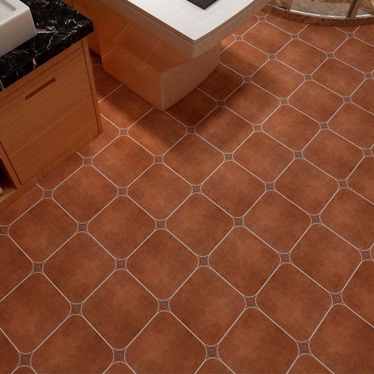 Lisslune | Peel and Stick PVC Floor Covering Matte Vinyl Flooring with Square Edge