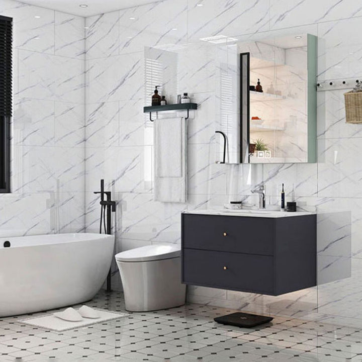 Lisslune | Single Tiles Wallpaper Modern Style PVC Wallpaper with Rectangular Shape