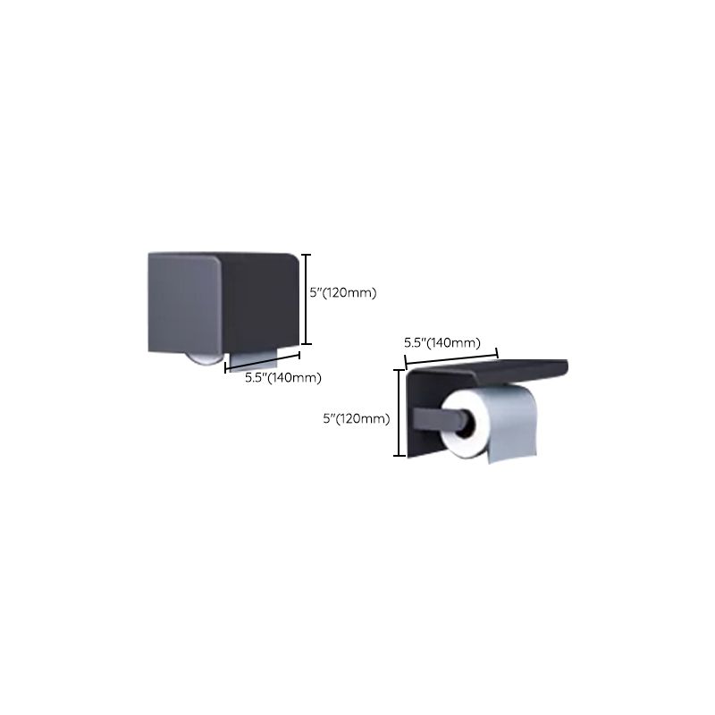 Lisslune | Gray Accessory Hardware Set Modern Bathroom Accessory Hardware Set