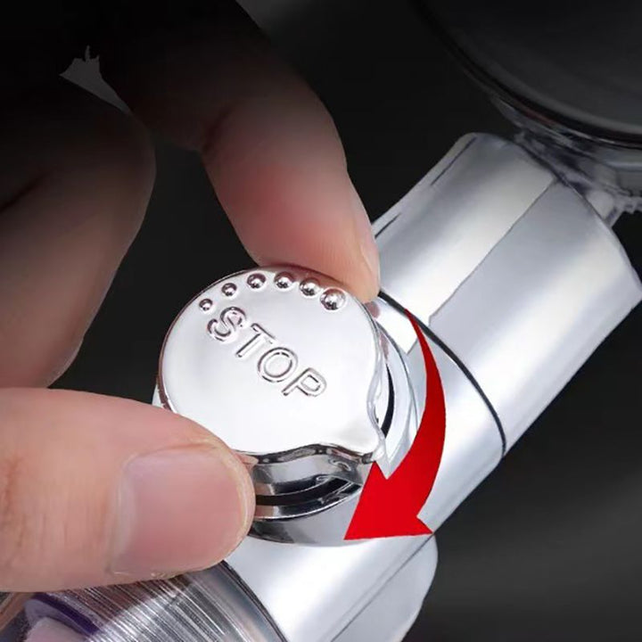Lisslune | Plastic Showerhead Contemporary Handheld Showerhead with Water Filtration