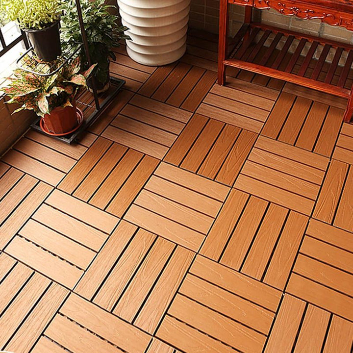 Lisslune | Classic Wooden Outdoor Flooring Composite Paving Tiles