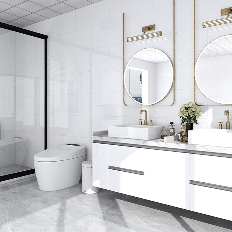Lisslune | Single Tile Peel and Stick Back Splash Modern Style Bathroom Peel and Stick Back Splash