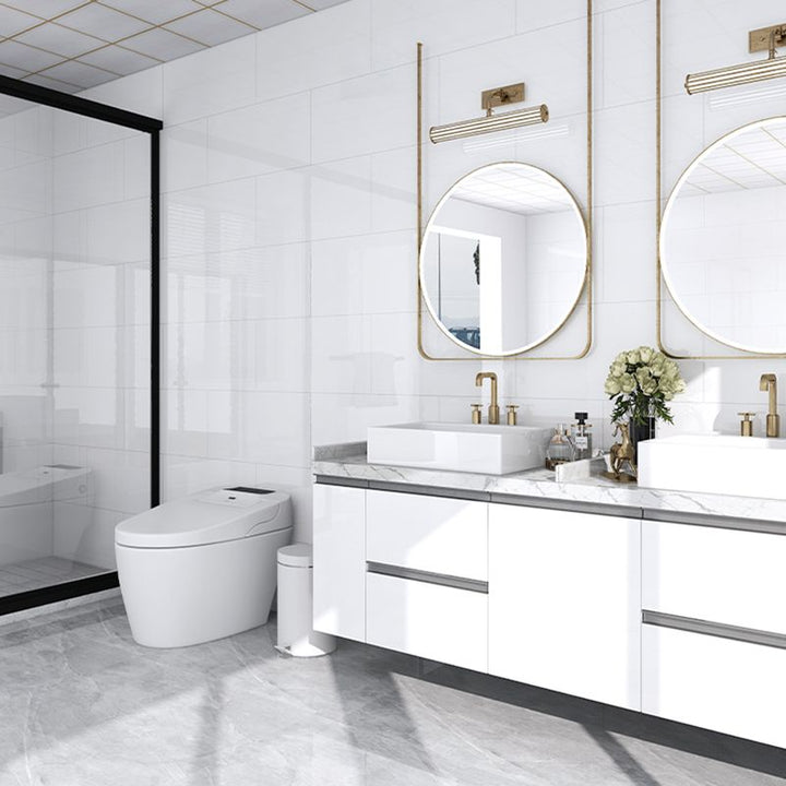 Lisslune | Single Tile Peel and Stick Back Splash Modern Style Bathroom Peel and Stick Back Splash