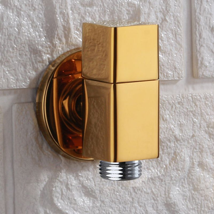 Lisslune | Industrial Wall Mounted Bathroom Tap Knob Handle Brass Faucet