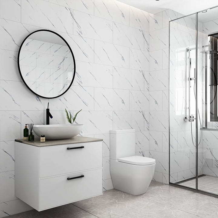 Lisslune | Modern Peel-and-Stick Wall Tile PVC Peel/Stick Wall Tile