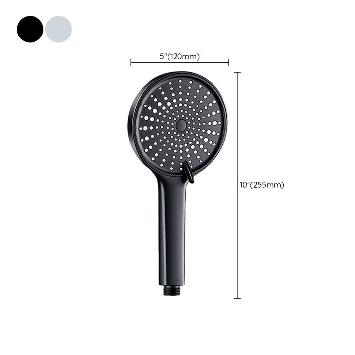 Lisslune | Contemporary Round Shower Head Pure Color Hand Shower