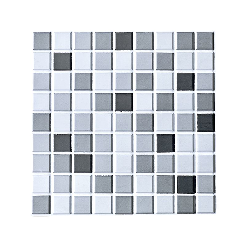 Lisslune | PVC Peel & Stick Mosaic Tile Square Shape Mosaic Tiles Wallpaper