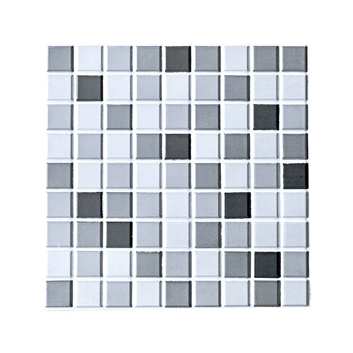 Lisslune | PVC Peel & Stick Mosaic Tile Square Shape Mosaic Tiles Wallpaper