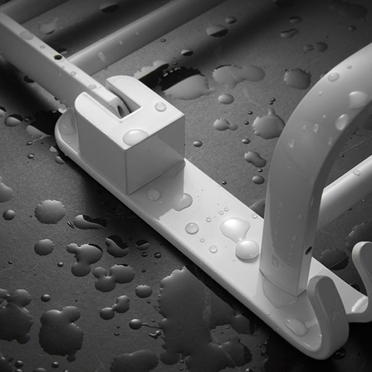 Lisslune | Aluminum Bathroom Accessories Set Modern White Bathroom Accessories Set