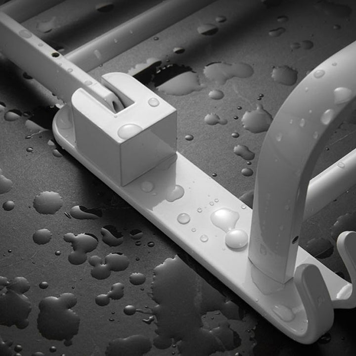 Lisslune | Aluminum Bathroom Accessories Set Modern White Bathroom Accessories Set
