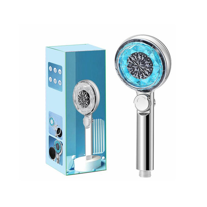 Lisslune | Contemporary Handheld Shower Head Round Filter Ball Spray Head With Digital Display