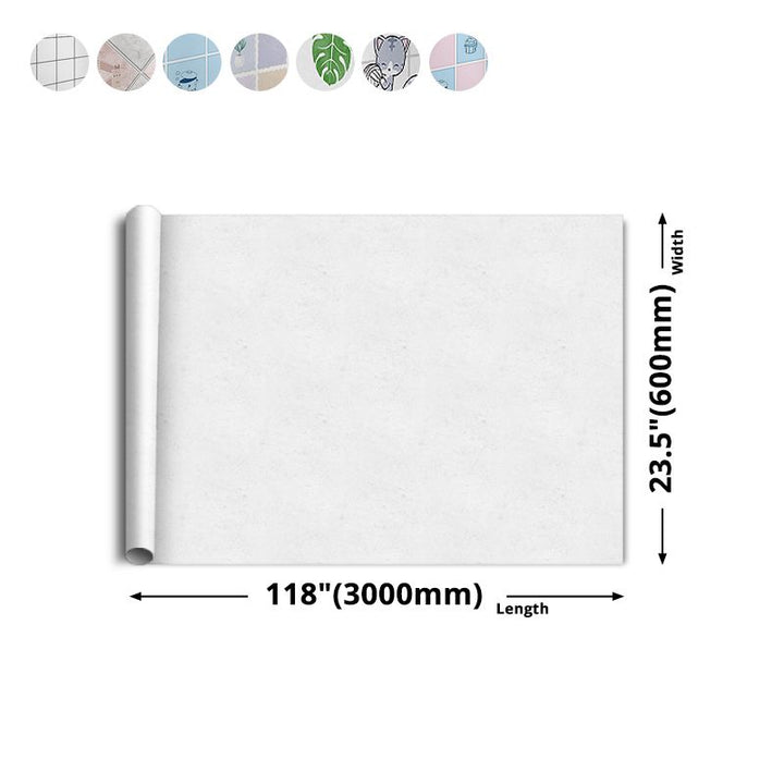Lisslune | Modern Peel-and-Stick Backsplash Tile PVC Rectangular Wallpaper for Fireplace Surround