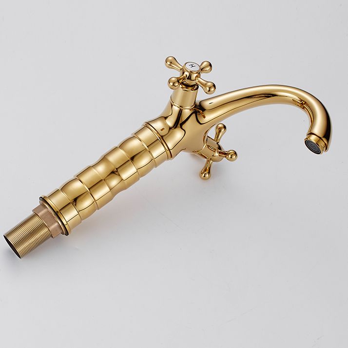 Lisslune | Vintage Wide Spread Bathroom Faucet Industrial Lever Sink Faucet