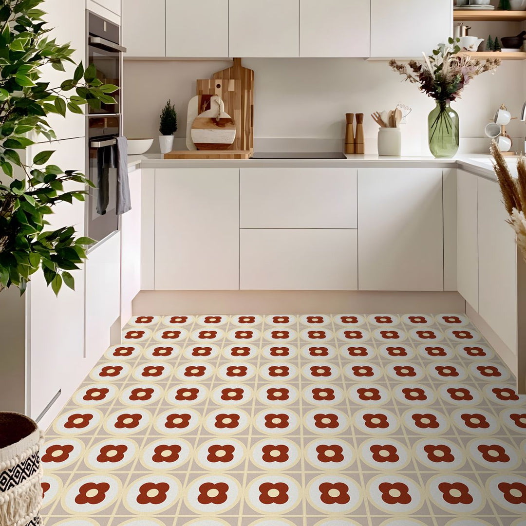 Lisslune | Square Peel & Stick Field Tile Waterproof PVC Peel and Stick Wall Tile