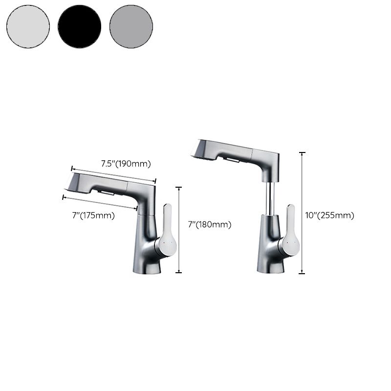 Lisslune | Modern Faucet Solid Copper Centerset Bathroom Faucet