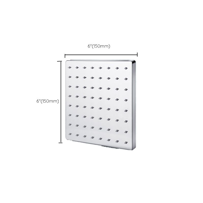 Lisslune | Metal Shower Head Combo Contemporary Round Fixed Shower Head for the Bathroom