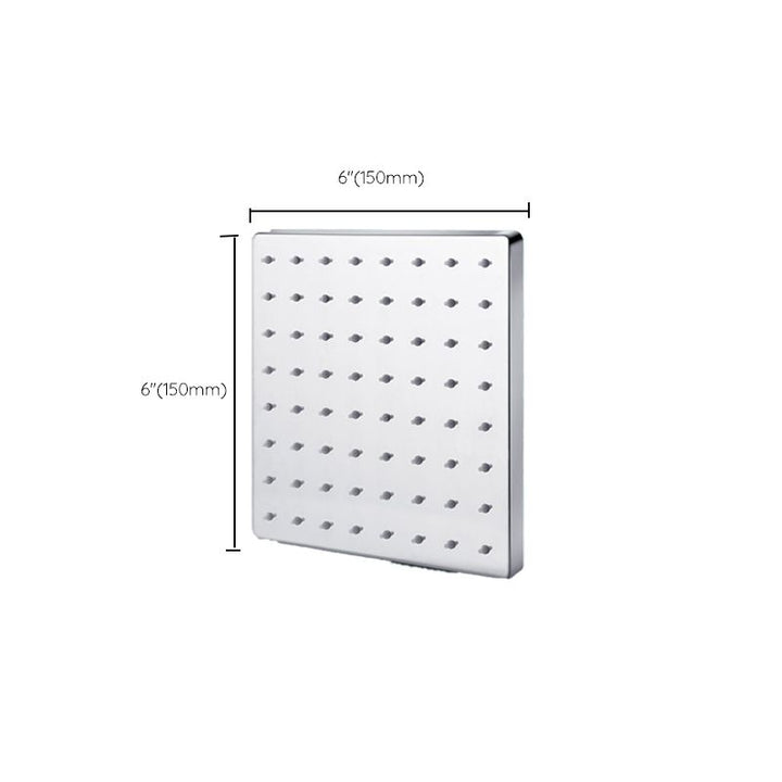 Lisslune | Metal Shower Head Combo Contemporary Round Fixed Shower Head for the Bathroom
