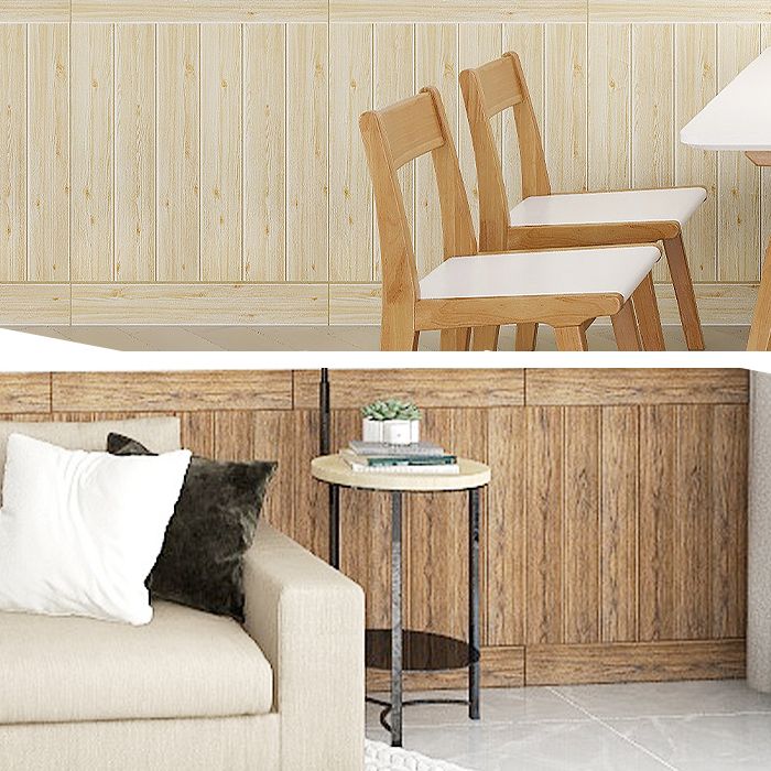Lisslune | Modern Artificial Wood Grain Wall Access Panel Peel-and-Stick Foam Back Panel