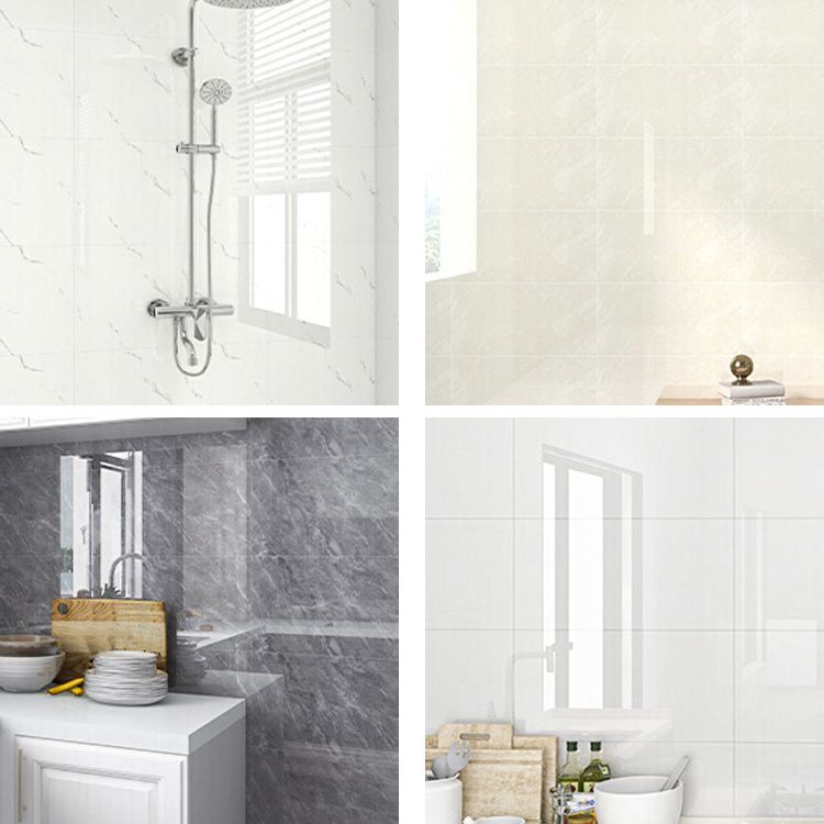 Lisslune | 10 Pack 12" X 23" PVC rectangular Peel & Stick field tile kitchen and bathroom back paneling